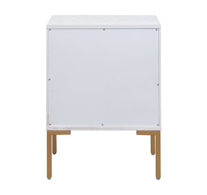 Quinn White Side Table