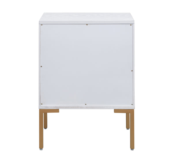 Quinn White Side Table