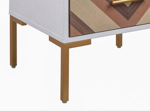 Quinn White Side Table