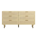 Sierra Buttermilk 6 Drawer Dresser