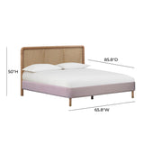 Kavali Blush King Bed