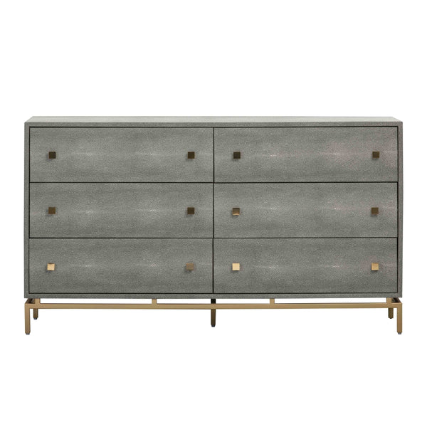 Pesce Shagreen 6 Drawer Dresser