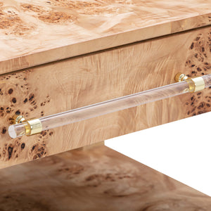 Brandyss Natural Burl Nightstand Natural TOV-B54189