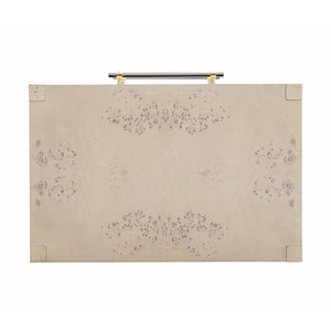 Brandyss White Burl Nightstand White TOV-B54190