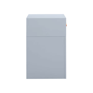 TOV Furniture Suzie Pastel & Rattan Nightstand Blue 26"W x 15"D x 23"H