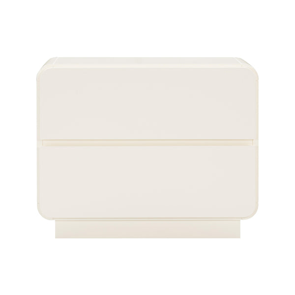 TOV Furniture Sagura Nightstand Cream 28"W x 19"D x 22.2"H