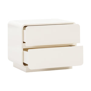 TOV Furniture Sagura Nightstand Cream 28"W x 19"D x 22.2"H