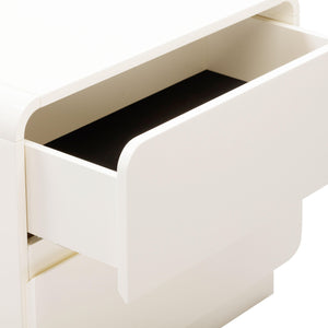 TOV Furniture Sagura Nightstand Cream 28"W x 19"D x 22.2"H