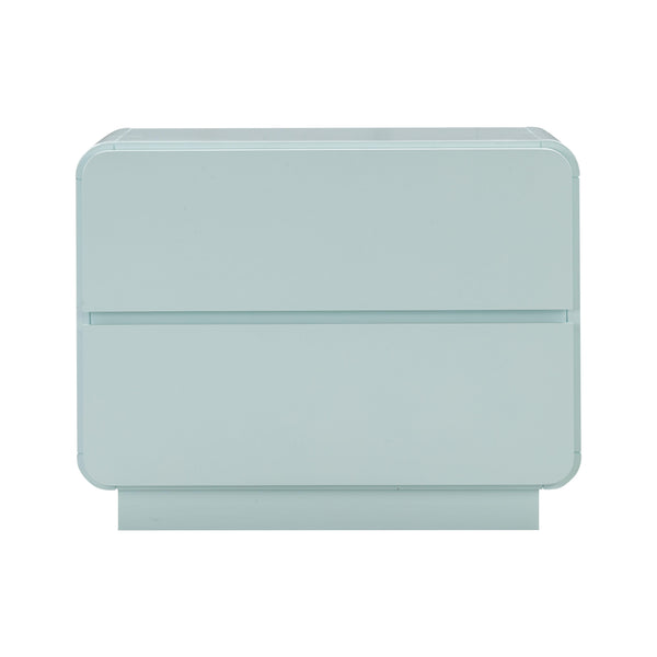 TOV Furniture Sagura Nightstand Blue 28"W x 19"D x 22.2"H