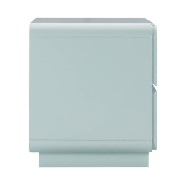 TOV Furniture Sagura Nightstand Blue 28"W x 19"D x 22.2"H