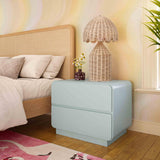 TOV Furniture Sagura Nightstand Blue 28"W x 19"D x 22.2"H