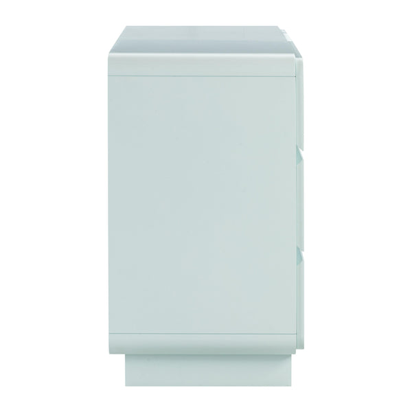 TOV Furniture Sagura 6-Drawer Dresser Blue 56"W x 18"D x 31.6"H