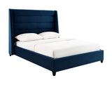 Koah Navy Velvet Bed in King