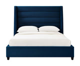 Koah Navy Velvet Bed in King