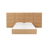 TOV Furniture Eliana Velvet King Bed Honey 