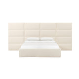 TOV Furniture Eliana Boucle King Bed Cream 