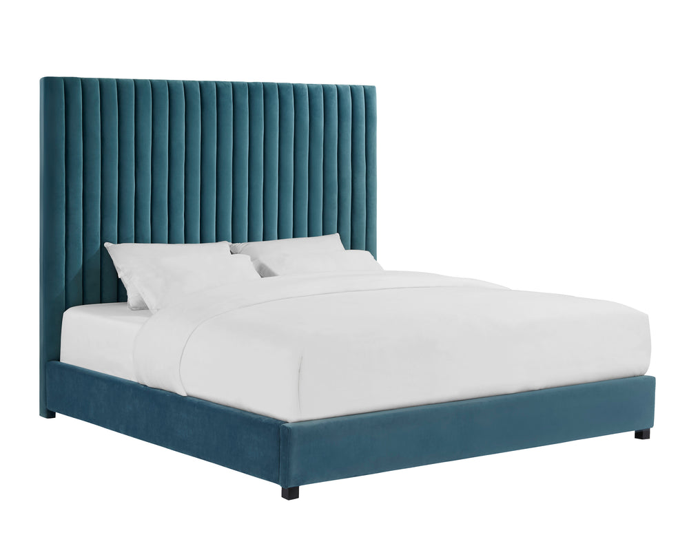 Arabelle Sea Blue Bed in Queen
