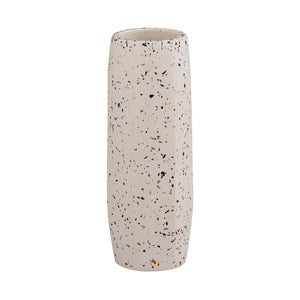Terrazzo White Vase - Medium Skinny