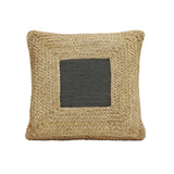 Blank Mind Black Square Accent Pillow