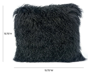 Tibetan Sheep Black Pillow