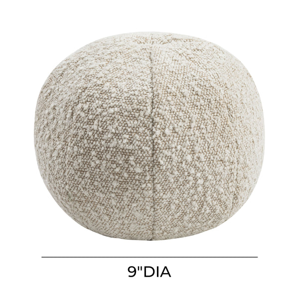 Boba 9" Beige Boucle Pillow