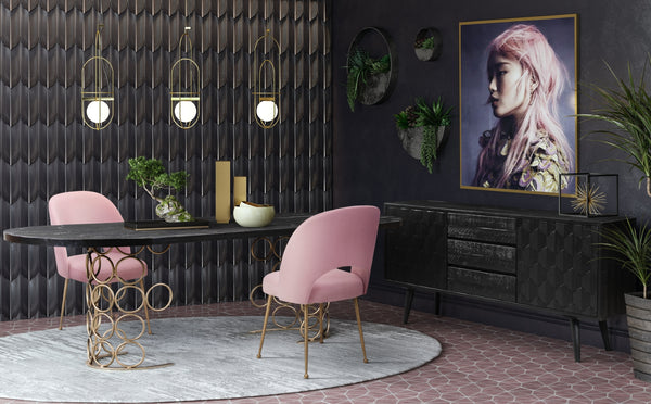 Haute Navy Velvet Chair