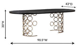 Haute Navy Velvet Chair