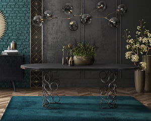 Haute Navy Velvet Chair