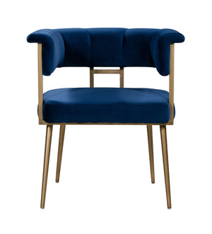 Haute Navy Velvet Chair