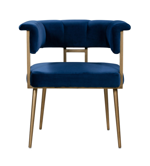 Haute Navy Velvet Chair