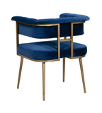 Haute Navy Velvet Chair