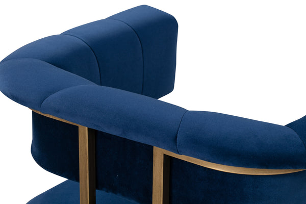 Haute Navy Velvet Chair