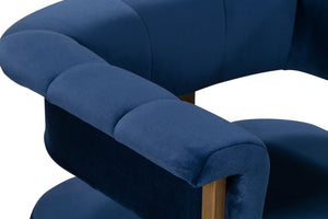 Haute Navy Velvet Chair