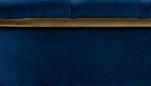 Haute Navy Velvet Chair
