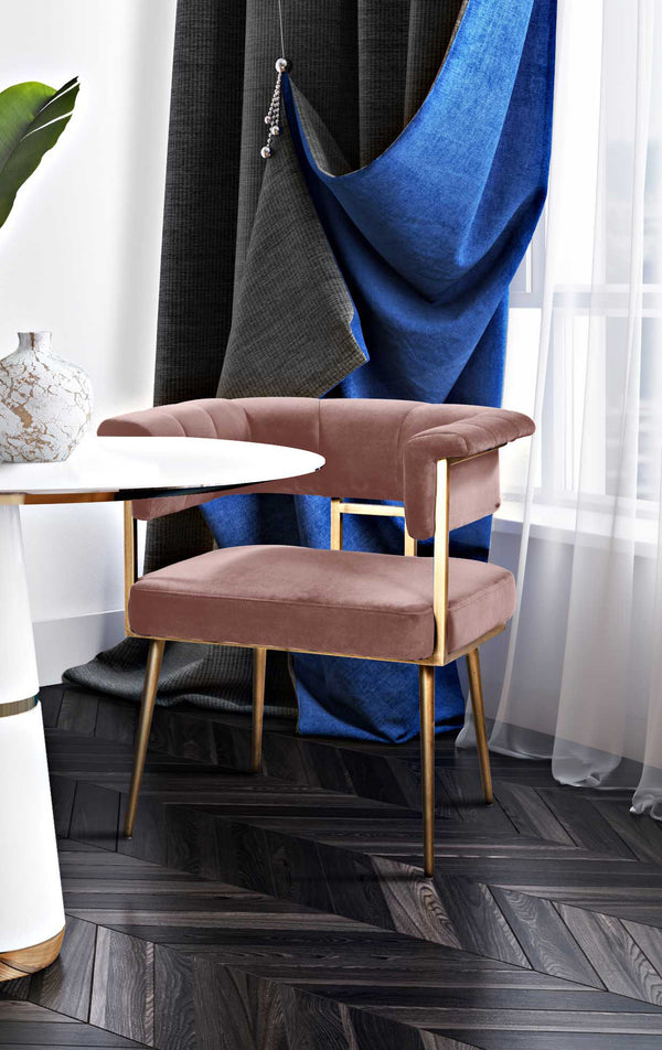 Haute Navy Velvet Chair