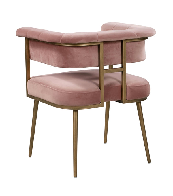 Astrid Velvet Chair Blush TOV-D44024