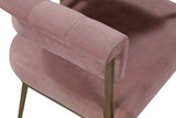 Astrid Velvet Chair Blush TOV-D44024