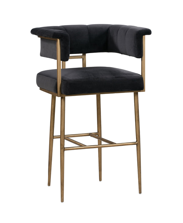 Haute Navy Velvet Chair