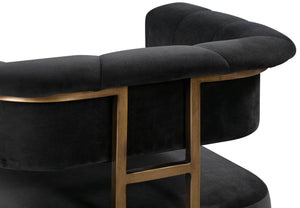 Haute Navy Velvet Chair