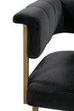 Astrid Grey Velvet Bar Stool