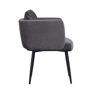 Haute Navy Velvet Chair