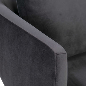 Haute Navy Velvet Chair