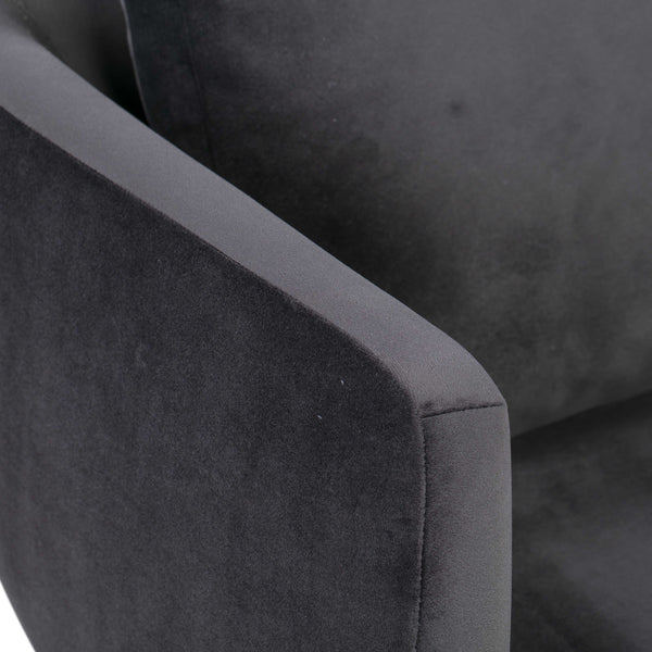 Haute Navy Velvet Chair