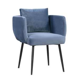 Haute Navy Velvet Chair