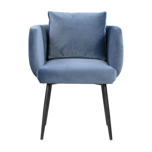Haute Navy Velvet Chair