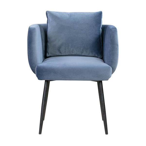 Haute Navy Velvet Chair