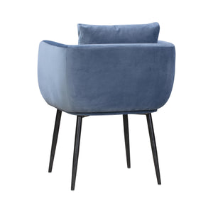 Haute Navy Velvet Chair