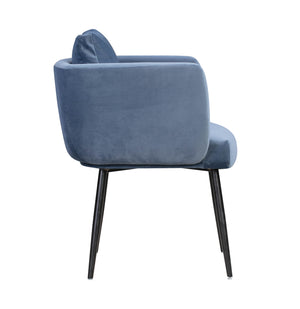 Haute Navy Velvet Chair