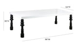 Spindle Gloss Lacquer Dining Table