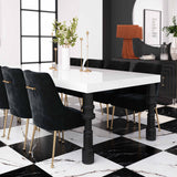 Spindle Gloss Lacquer Dining Table